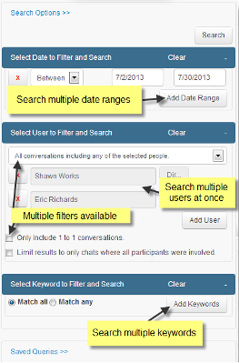 Advanced Search Options